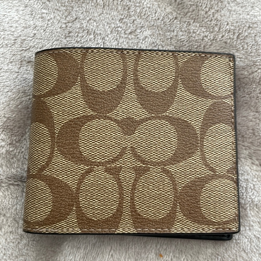 Authentic Coach mens wallet